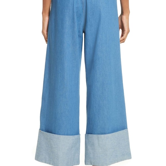 Sea New York Blue Wide Leg Jeans - Picture 2 of 8